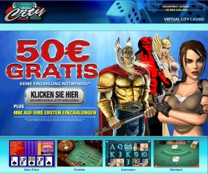 virtual city casino 50 euro gratis