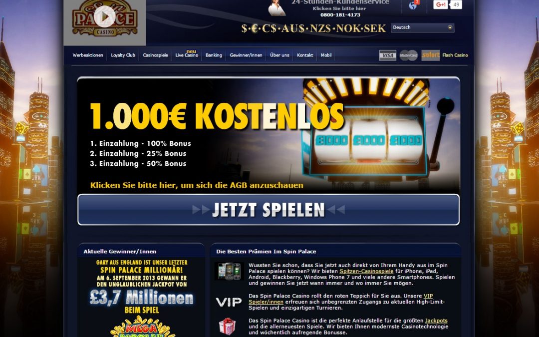 Spin Palace casino bewertung | ohneeinzahlung.de